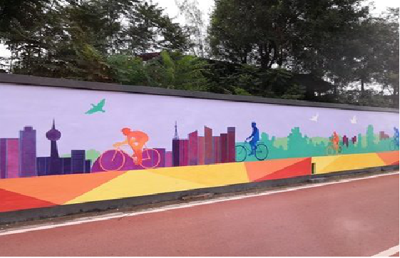 登封墙体彩绘-围墙