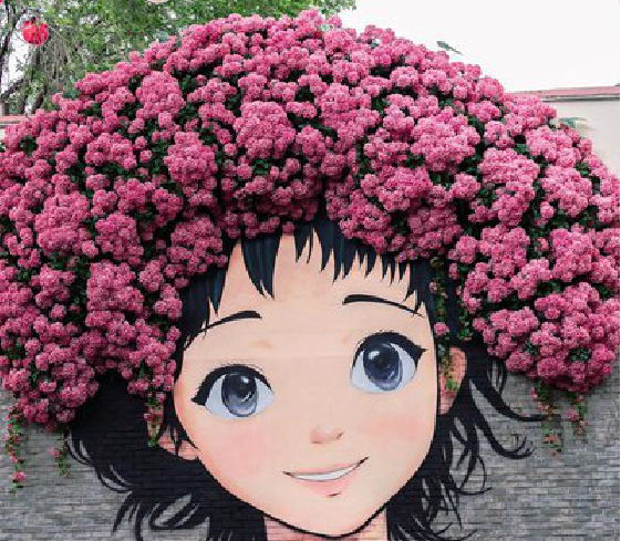 登封墙体彩绘-网红墙打卡