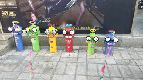 登封商业区彩绘