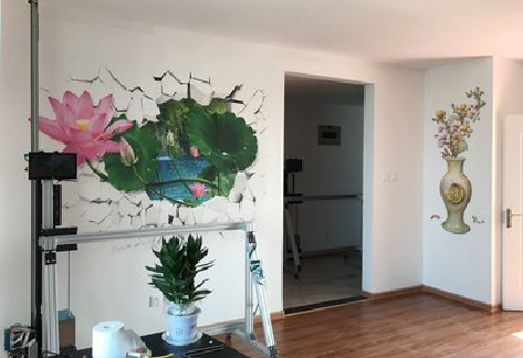 登封墙体彩绘相比墙纸的优势。