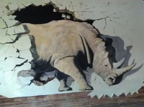 登封在墙绘中，如何绘制3D效果？