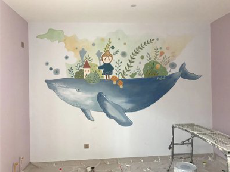 登封手绘墙的特点及优势。