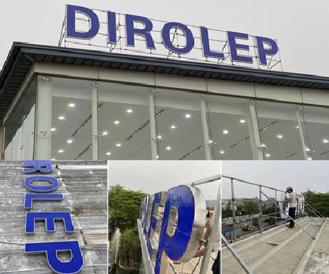 登封楼顶发光字安装的注意事项。